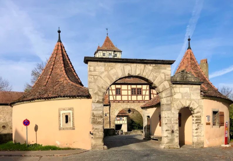 Stadtmauer Rothenburg, Rothenburg ob der Tauber, Germany, Germany